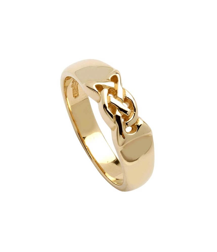 Celtic Knot Band - Yellow Gold