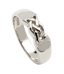 Silver Celtic Knot Band