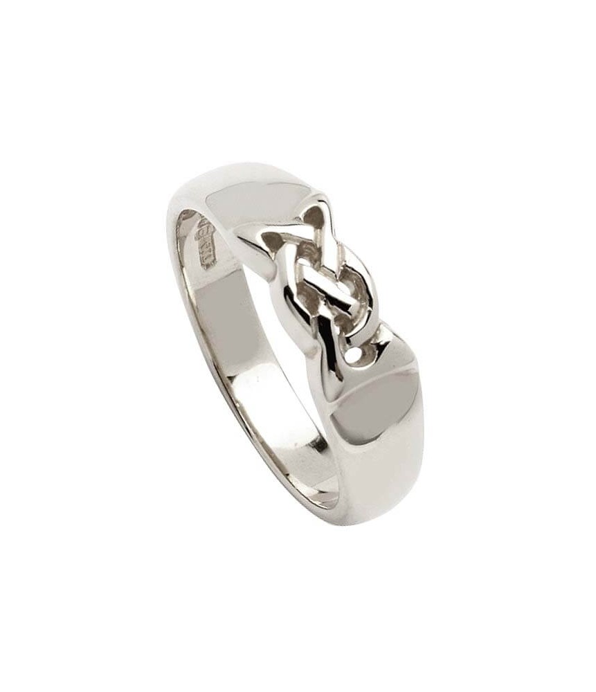 Silver Celtic Knot Band