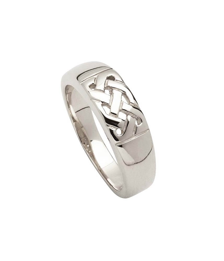 Bague noeud celtique traditionnelle - Argent