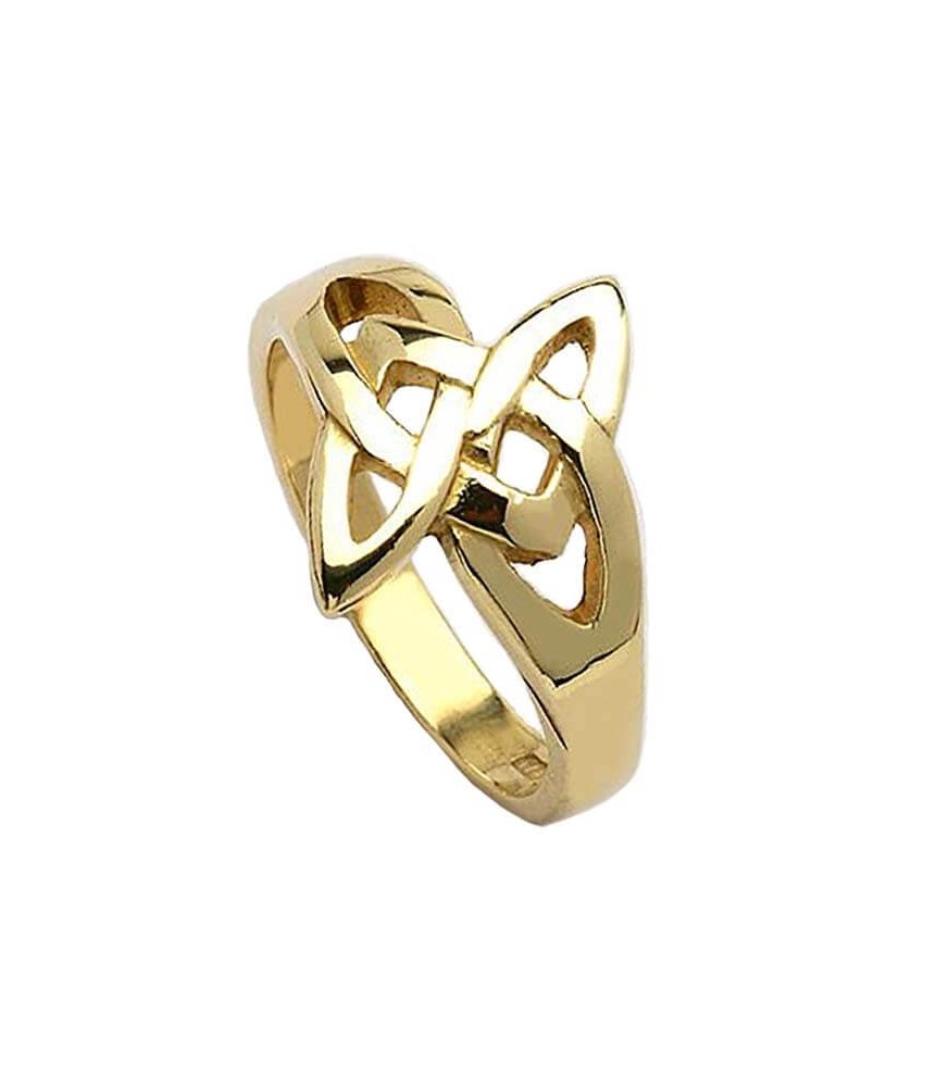 Celtic Open Knot Ring - Yellow Gold