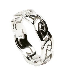 Silver Eternal Knot Ring