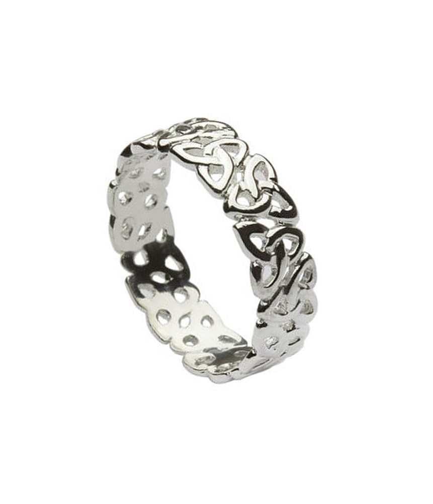 Damen Dreifaltigkeits knotenband - Sterling Silber