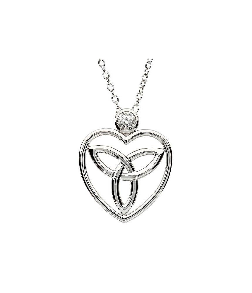 Trinity Pendant with Cubic Zirconia