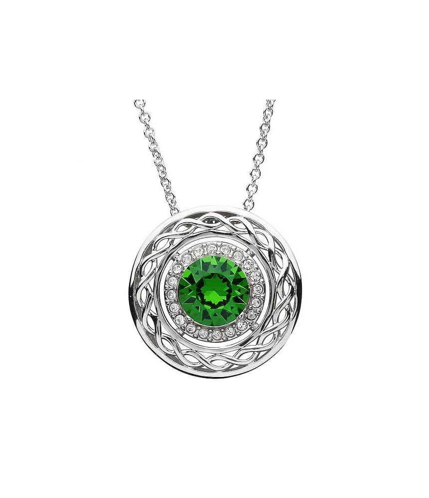 Celtic Pendant with Swarovski Crystals