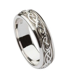 Bague noeud celtique en argent pour femme