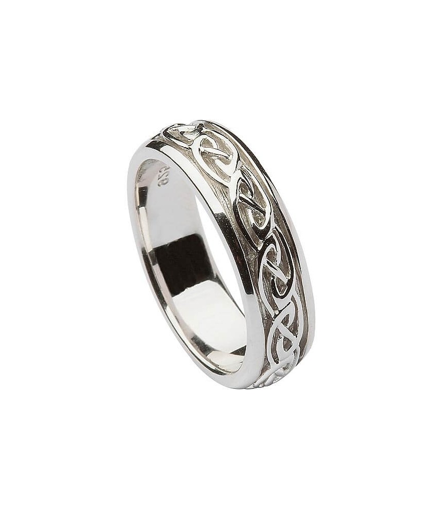 Bague noeud celtique en argent pour femme