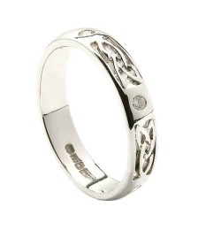 Trinity Diamond Wedding Band