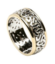 Trinity Knot Ring with Trim