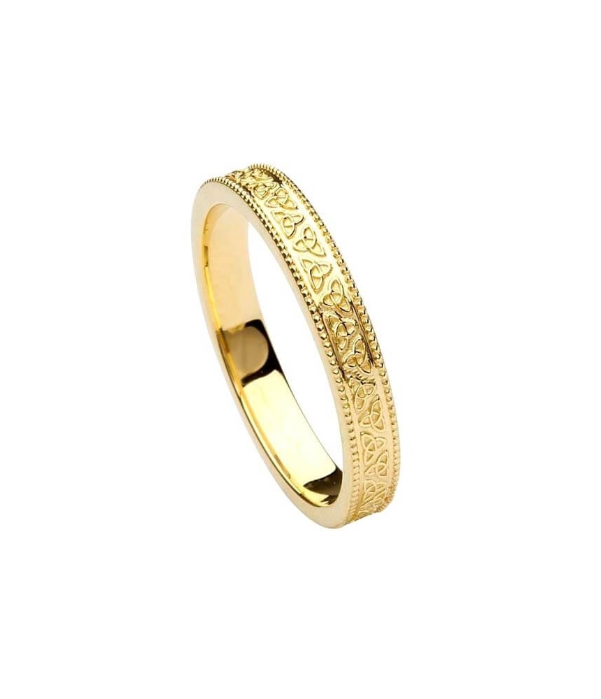 Women's Trinity Knot Wedding Band - Yellow Gold