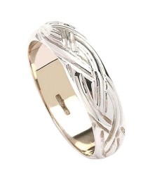 Celtic Weave Wedding Band