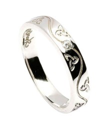 Fianna Spiral Inset Ring