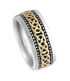 Celtic Lover's Knot Wedding Band