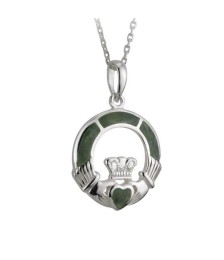 Marble Claddagh Pendant