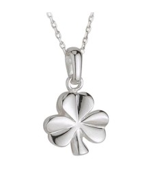 Sterling Silver Shamrock Pendant