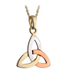 Tricolor Trinity Knot Pendant