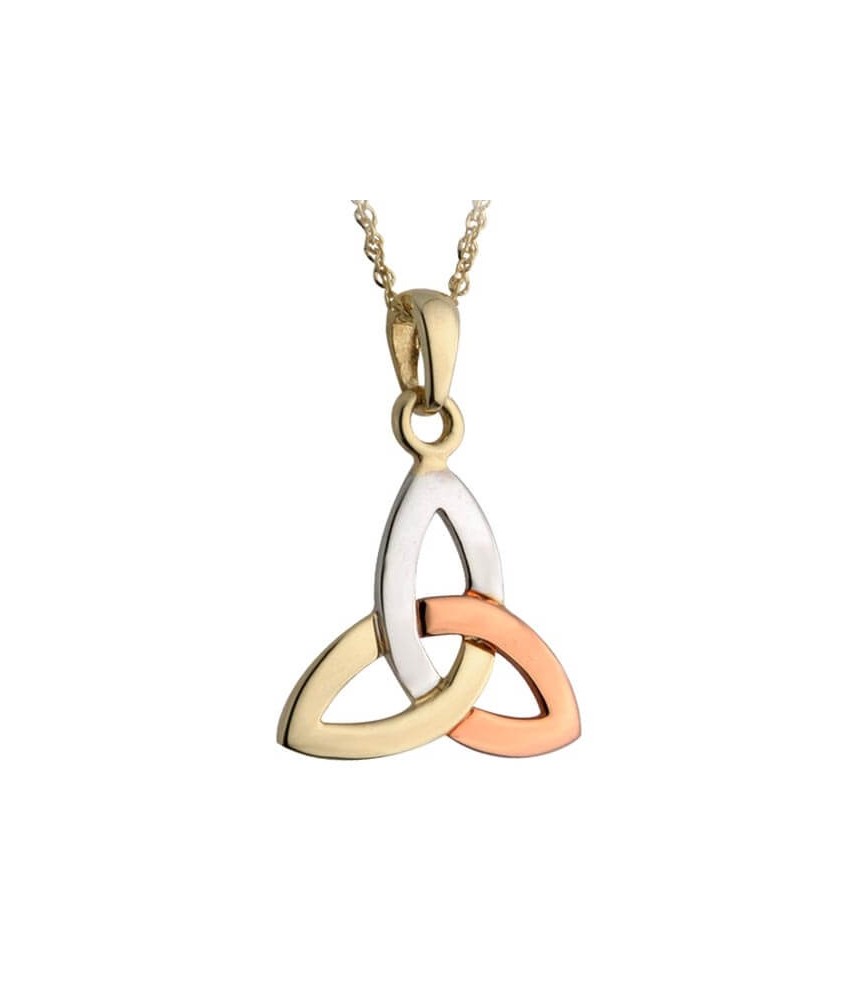 Tricolor Trinity Knot Pendant