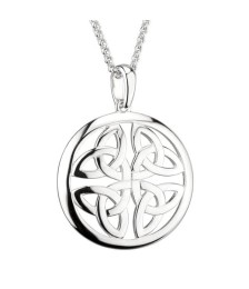 Trinity Knot Circle Pendant