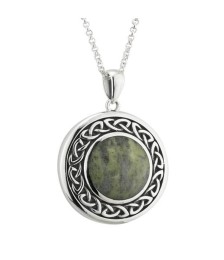 Round Celtic Marble Pendant