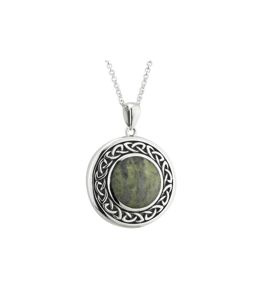 Round Celtic Marble Pendant