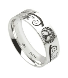 Bague de mariage arbre de vie