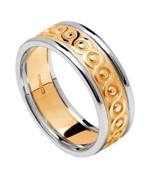 Eternity Knot Ring with Trim