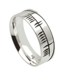 Bague de mariage irlandaise Ogham