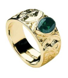 Bague noeud celtique pour homme avec CZ