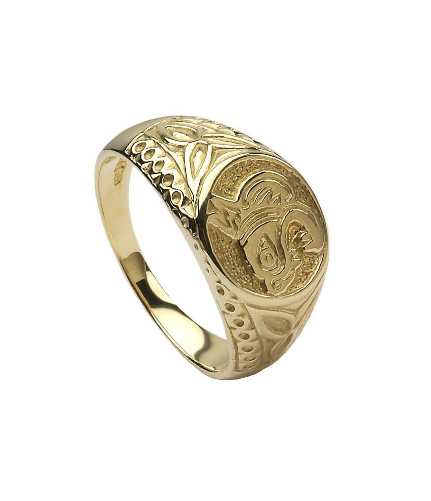 Bague Lion Celtique - Or Jaune