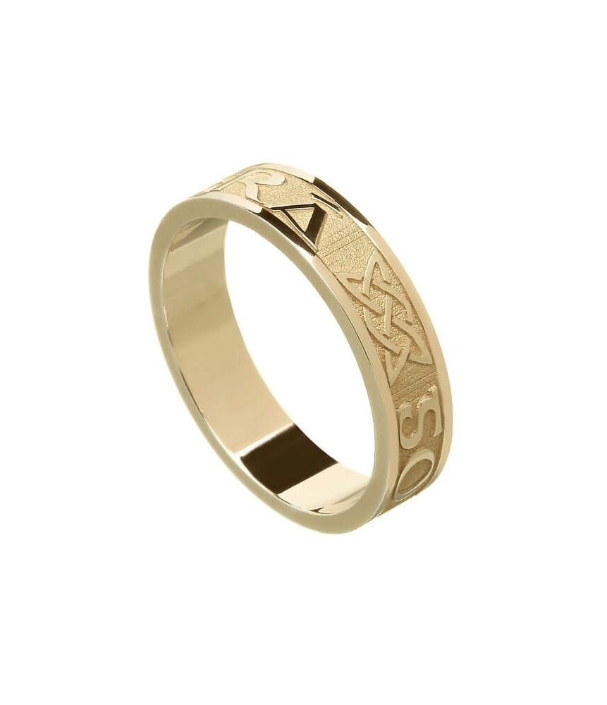 Women's Irish Forever Love Ring - Yellow Gold