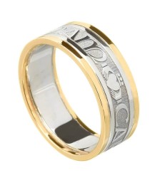 Claddagh Seelenverwandter Ring mit Trim