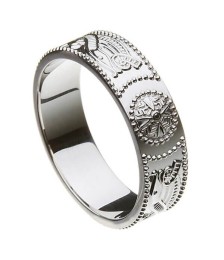 Bague guerrière en argent pour homme