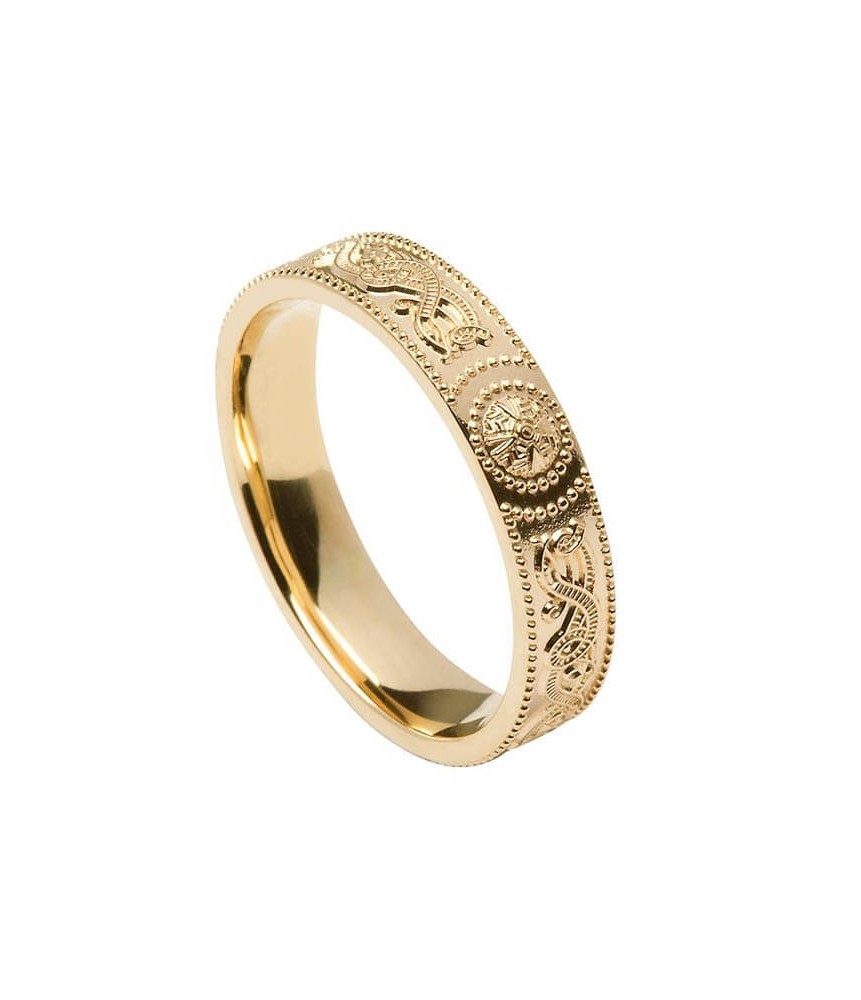 Womens Irish Warrior Ring - Gold