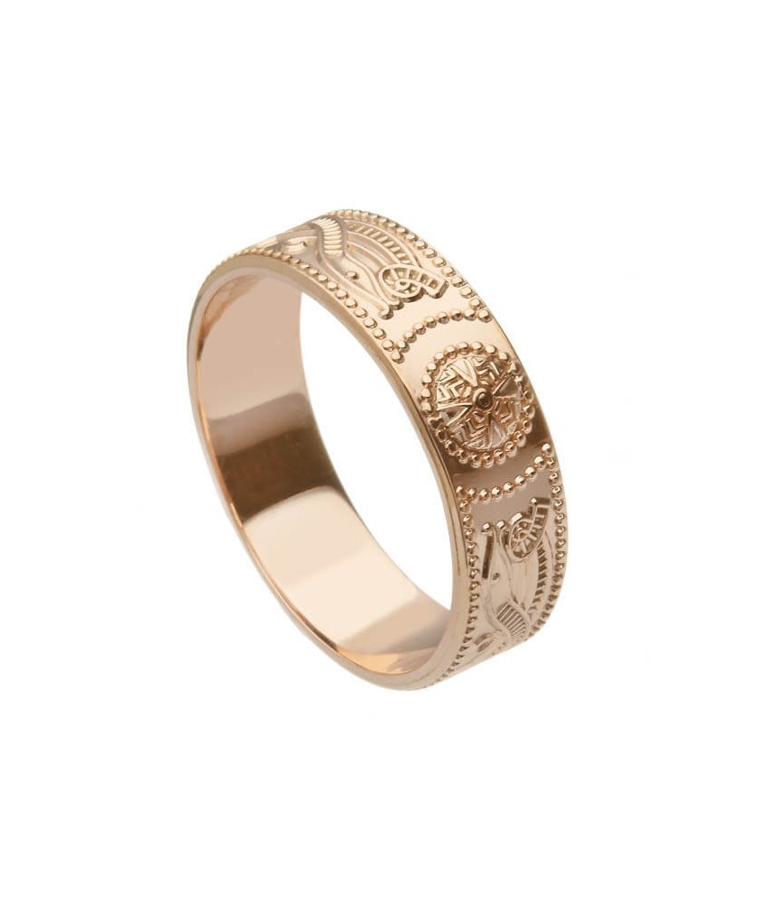 Herren Roségold Krieger Ring