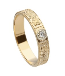 Keltischer Krieger Diamant Ring