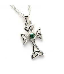 Emerald Celtic Cross