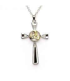 Cross with Trinity Knot