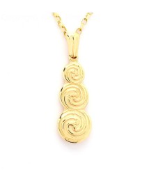 Triple Celtic Spiral Pendant