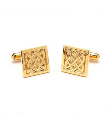 Square Celtic Knot Cufflinks