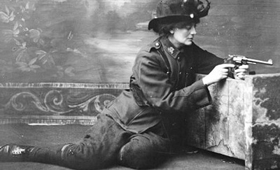 Constance Markievicz in Army Uniform