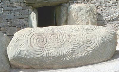 Main stone at Entrance to Newgrange