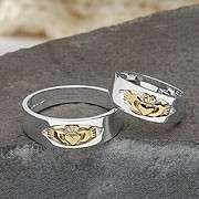 Unisex Claddagh Wedding Rings