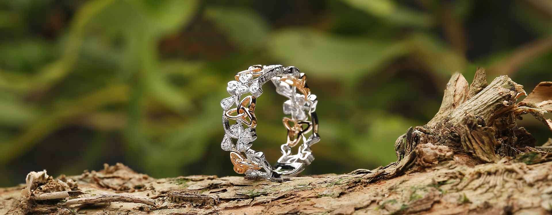 Product Highlight: Diamond Trinity Knot Wedding Ring